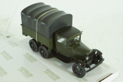 Газ-ААА, зеленый с тентом, Н254, Наш Автопром 1:43