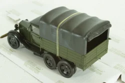 Газ-ААА, зеленый с тентом, Н254, Наш Автопром 1:43