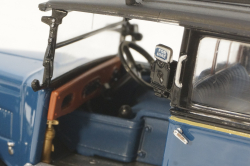 Austin Low Loader Taxi, blue, AT002, Oxford 1:43