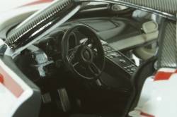 Porsche 918 Spider Salzburg Racing Design N 3 WEISSACHPACKAGE 2013, WHITE BLACK RED, BU28009, Burago 1:24