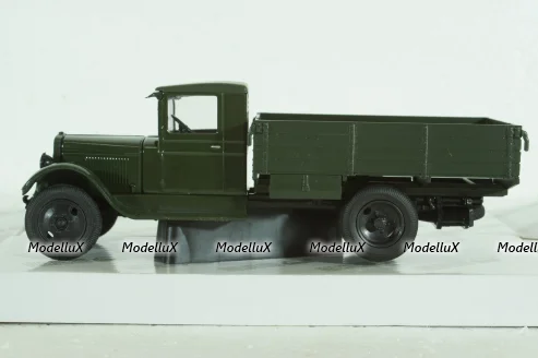 Газ-ААА, зеленый с тентом, Н254, Наш Автопром 1:43