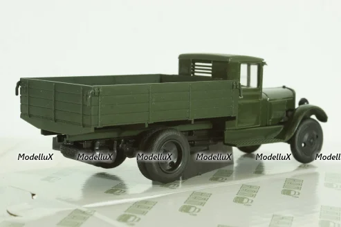 Газ-ААА, зеленый с тентом, Н254, Наш Автопром 1:43