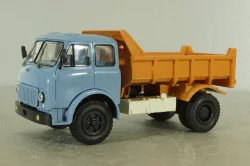 Маз-503Б самосвал, голубой/оранжевый, Н756, Наш Автопром 1:43