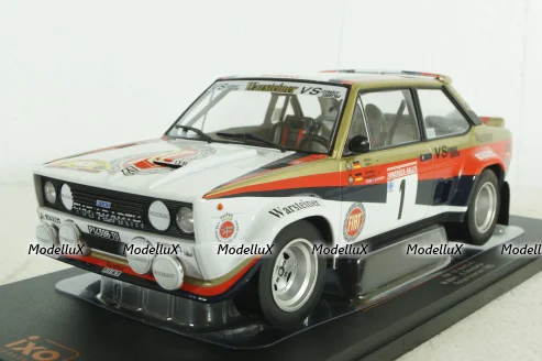 Fiat 131 Abarth, No.1, Rally Hunsruck, 1980, IXO 1:18