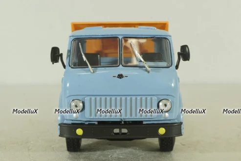 Маз-503Б самосвал, голубой/оранжевый, Н756, Наш Автопром 1:43