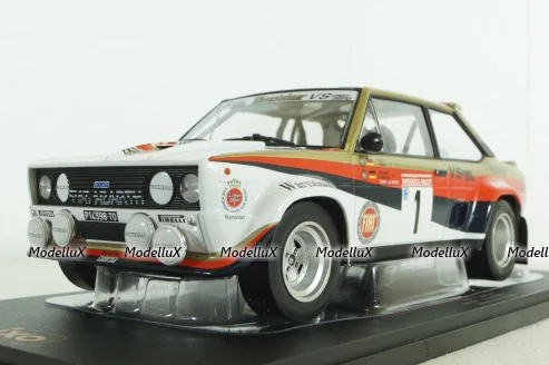 Fiat 131 Abarth, No.1, Rally Hunsruck, 1980, IXO 1:18