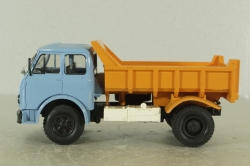 Маз-503Б самосвал, голубой/оранжевый, Н756, Наш Автопром 1:43