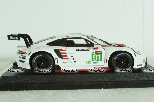 Porsche 991-2 RSR, Team Porsche GT N 91 LeMans 2020, BU28016, Burago 1:24