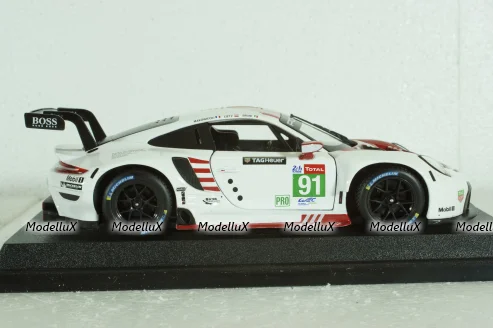 Porsche 991-2 RSR, Team Porsche GT N 91 LeMans 2020, BU28016, Burago 1:24