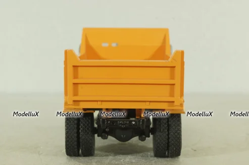 Маз-503Б самосвал, голубой/оранжевый, Н756, Наш Автопром 1:43