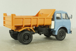 Маз-503Б самосвал, голубой/оранжевый, Н756, Наш Автопром 1:43