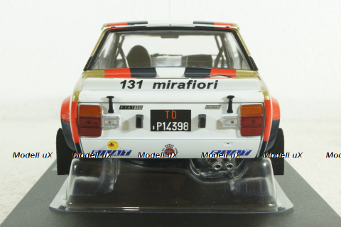 Fiat 131 Abarth, No.1, Rally Hunsruck, 1980, IXO 1:18