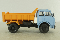 Маз-503Б самосвал, голубой/оранжевый, Н756, Наш Автопром 1:43