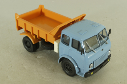 Маз-503Б самосвал, голубой/оранжевый, Н756, Наш Автопром 1:43