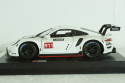 Porsche 991 RSR N 911 coupe 2019, White, BU28013, Burago 1:24