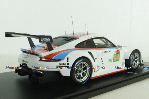 Porsche 911 (991) RSR #94 24h LeMans 2019 Porsche GT Team, IXO 1:18
