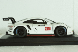Porsche 991 RSR N 911 coupe 2019, White, BU28013, Burago 1:24