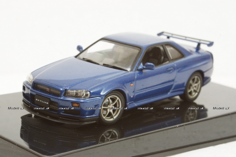 ミニカー AUTO art 1/43 NISSAN Skyline GT-R R34 Nissan Skyline GTR R34 1999 blue, 57301, AutoArt 1:43 купить