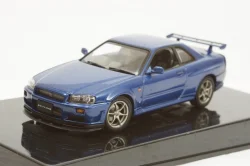 Nissan Skyline GTR R34 1999 blue, 57301, AutoArt 1:43