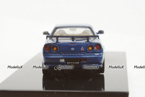 Nissan Skyline GTR R34 1999 blue, 57301, AutoArt 1:43