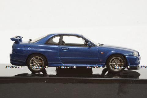 Nissan Skyline GTR R34 1999 blue, 57301, AutoArt 1:43