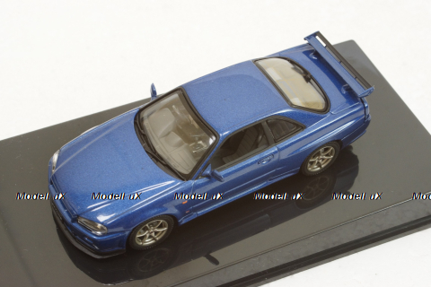 Nissan Skyline GTR R34 1999 blue, 57301, AutoArt 1:43