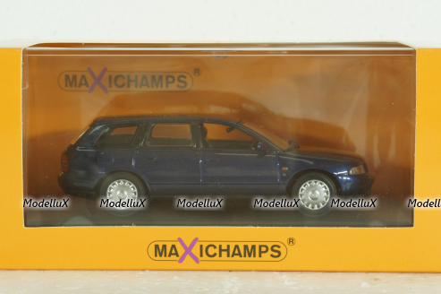 Audi A4 1.8T (B5) Avant, 1995, dark blue, 940015011, Maxichamps 1:43