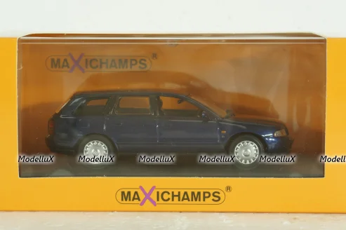 Audi A4 1.8T (B6) Avant, 1995, dark blue, 940015011, Maxichamps 1:43