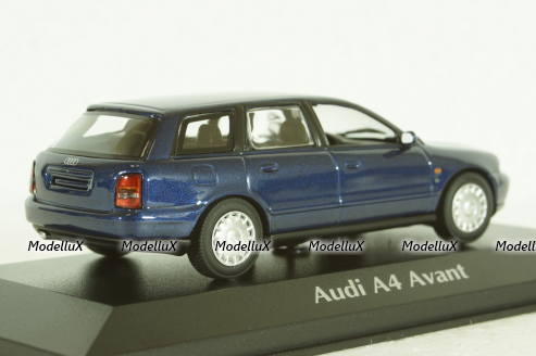 Audi A4 1.8T (B5) Avant, 1995, dark blue, 940015011, Maxichamps 1:43
