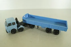 Маз-520, 3-х осный с полуприцепом Маз-5205 синий, Н859 Наш Автопром 1:43