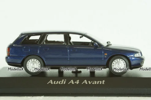 Audi A4 1.8T (B6) Avant, 1995, dark blue, 940015011, Maxichamps 1:43