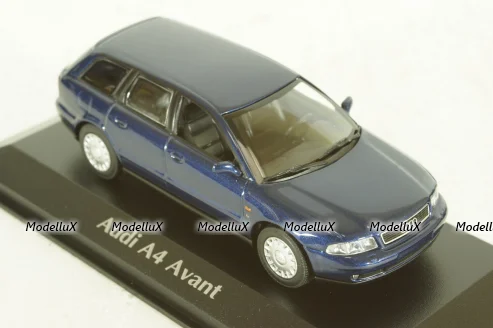 Audi A4 1.8T (B6) Avant, 1995, dark blue, 940015011, Maxichamps 1:43