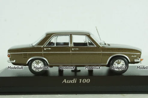 Audi 100 (C1), 1969, brown metallic, 940019101, Maxichamps 1:43