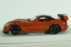Dodge Viper SRT 10 Coupe 2003 Dark Orange Black, BU22114OR, Burago 1:24