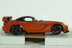 Dodge Viper SRT 10 Coupe 2003 Dark Orange Black, BU22114OR, Burago 1:24