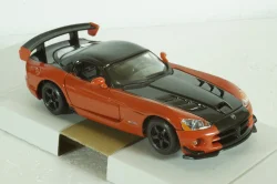 Dodge Viper SRT 10 Coupe 2003 Dark Orange Black, BU22114OR, Burago 1:24