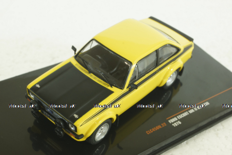 Ford Escort MK II RS 1800 1976, yellow/black, CLC450, IXO 1:43