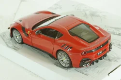 Ferrari F12 TDF 2016, Red, BU26021R, Burago 1:24