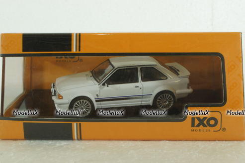 Ford Escort MK III RS Turbo 1984 white, CLC420N, IXO 1:43