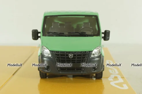 Газель Next A21 R23, бортовой станд. кузов, зеленый, Н556, Наш Автопром 1:43