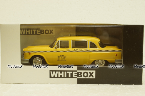 Checker Taxi yellow cab 1980, WhiteBox 1:43