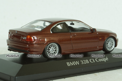 BMW 328 Ci Coupe (E46), 1999, BMW 3er, red metallic, 940028320, Maxichamps 1:43