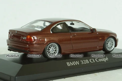 BMW 328 Ci Coupe (E46), 1999, BMW 3er, red metallic, 940028320, Maxichamps 1:43