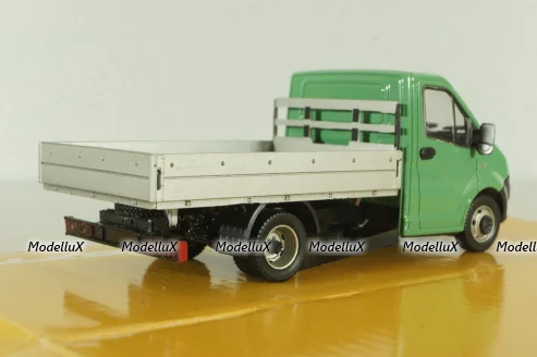 Газель Next A21 R23, бортовой станд. кузов, зеленый, Н556, Наш Автопром 1:43