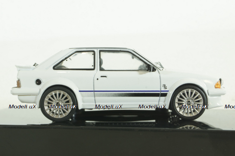 Ford Escort MK III RS Turbo 1984 white, CLC420N, IXO 1:43