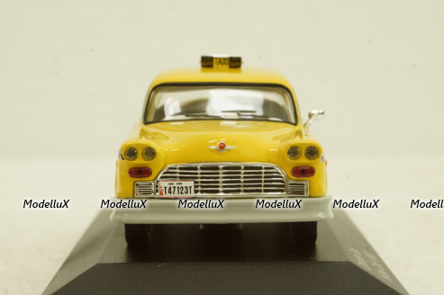 Checker Taxi yellow cab 1980, WhiteBox 1:43