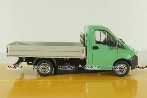 Газель Next A21 R23, бортовой станд. кузов, зеленый, Н556, Наш Автопром 1:43