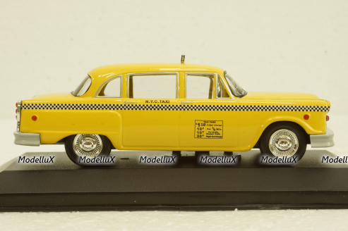 Checker Taxi yellow cab 1980, WhiteBox 1:43