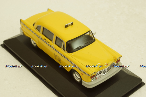 Checker Taxi yellow cab 1980, WhiteBox 1:43