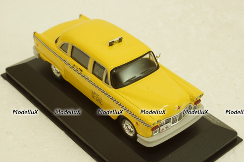 Checker Taxi yellow cab 1980, WhiteBox 1:43